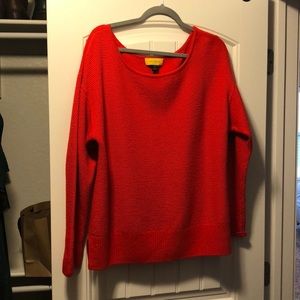 St. John yellow label 100% wool sweater